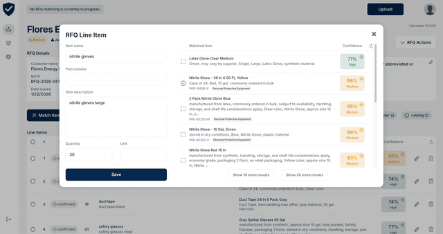 RFQ Match Pro thumbnail 3